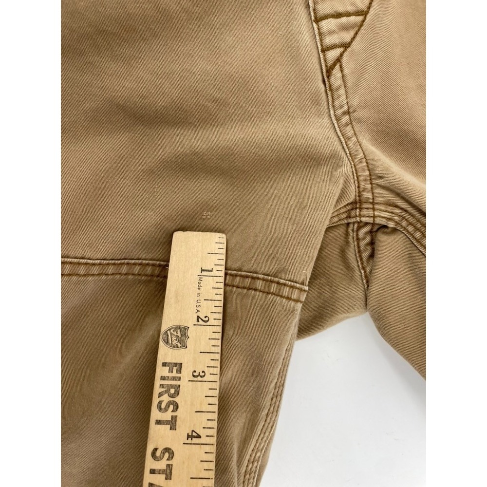 Polo Ralph Lauren Chino Cargo Shorts Men Sz 34 Khaki 100% Cotton Preppy Grunge - Picture 10 of 10